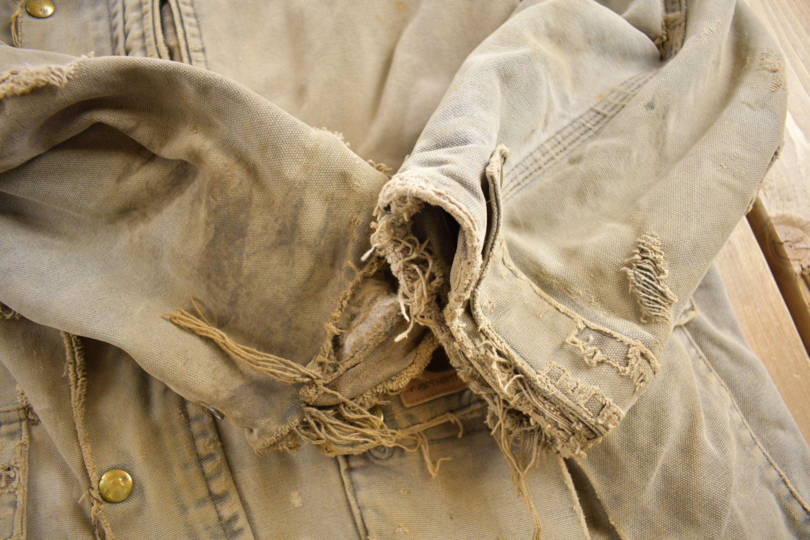 Vintage 1990s Distressed Carhartt Field Coat