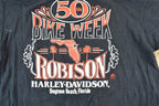 Vintage 1991 Daytona Beach Bike Week 50 Years T-Shirt Made In USA