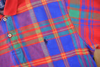 Vintage 1990s Polo By Ralph Lauren Small Pony Plaid Polo Shirt Size M Made In Canada