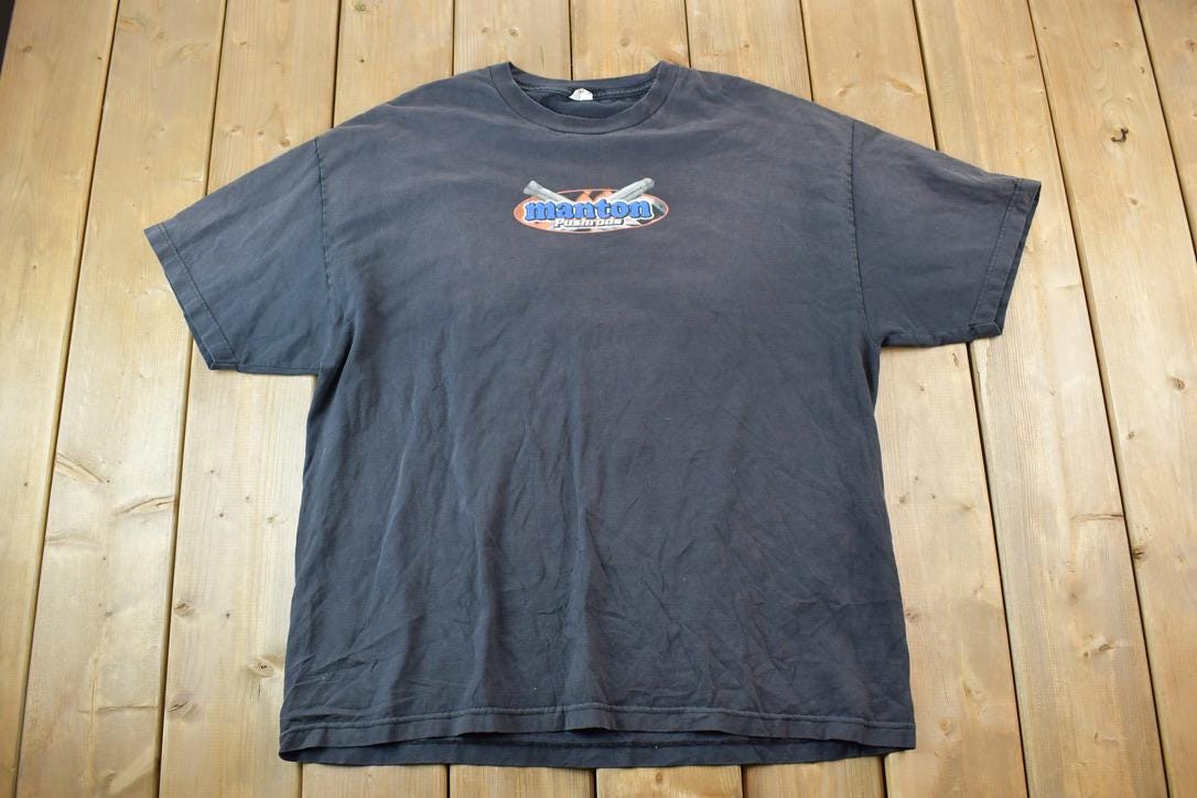 Vintage 1990s Manton Pushrods Souvenir T-Shirt