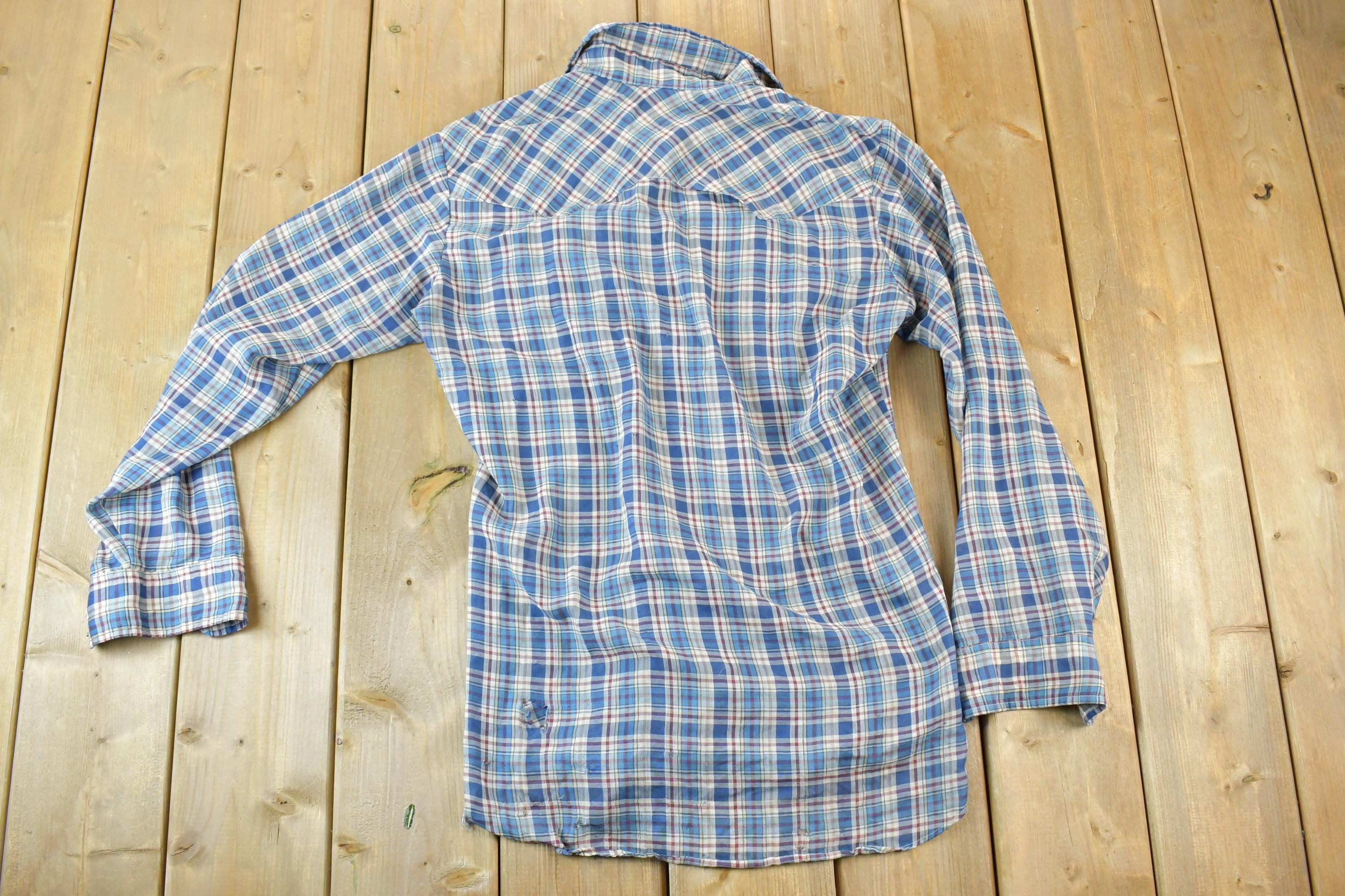 Vintage 1980s Levis Western Button Up Shirt