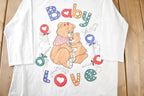 Vintage 1990s Bear Baby Love Cute Graphic T-Shirt Size L