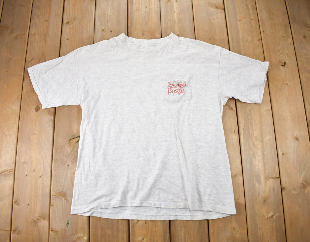 Vintage 1990s Winston Boston 1992 Souvenir T Shirt