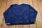 Vintage 1990s Fleece Cardigan Sweater