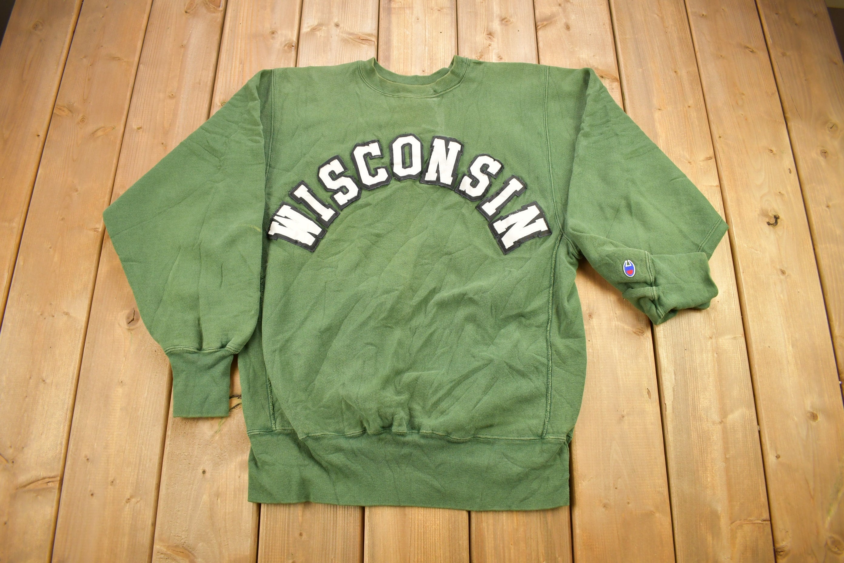 Vintage 1990s University Of Wisconsin-Green Bay Collegiate Champion Reverse Weave Crewneck