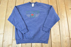 Vintage 1990s Up North Souvenir Cardinal Bird Crewneck Sweatshirt Made In USA