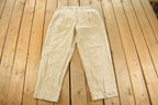 Vintage 1990s Banana Republic Linen Pleated Trousers Men's 36 x 30