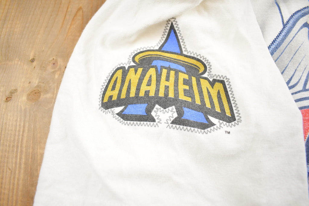 Vintage 1998 MLB Baseball Anaheim Angels Starter Graphic T-Shirt Made In USA