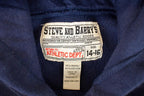 Vintage 1990s USA Steve And Barry's Embroidered Hoodie Sweatshirt Youth L