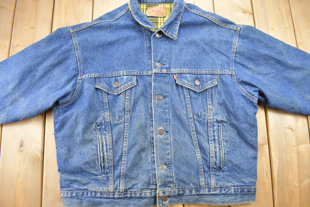 Vintage 1990s Levi's Blanket Lined Jean Jacket