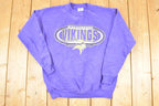Vintage 1990s Minnesota Vikings NFL Logo Athletic Crewneck Sweatshirt Men's M