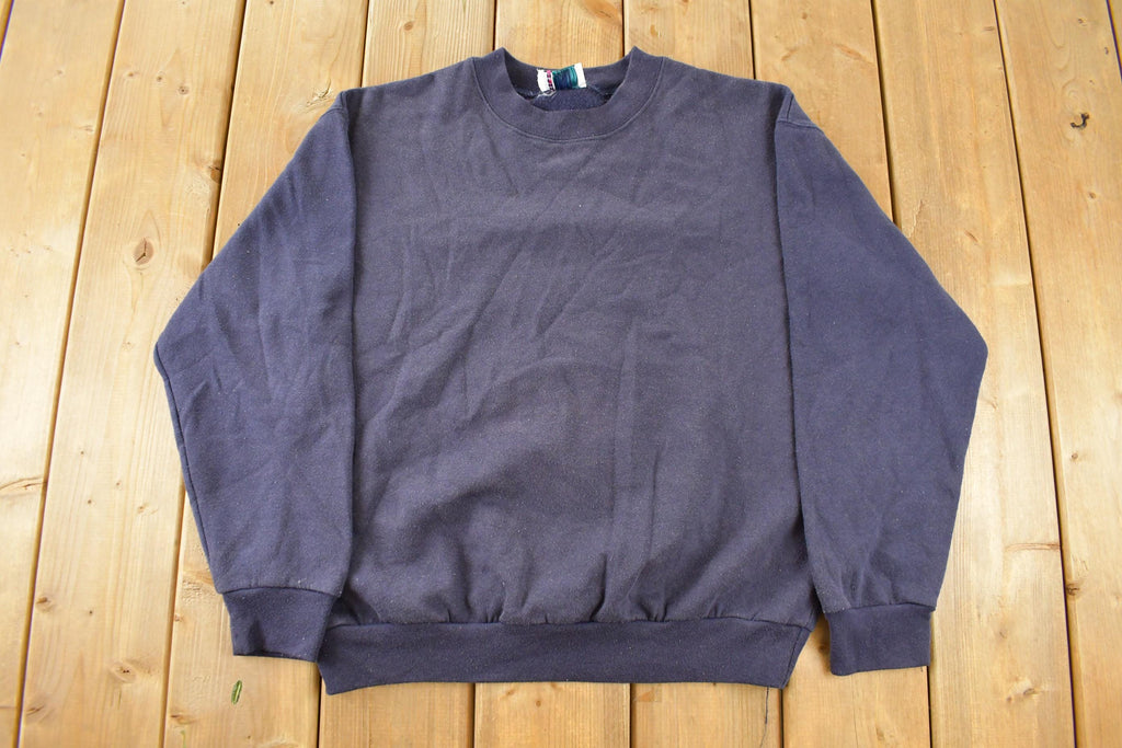 Vintage 1990s Bold Spirit Blank Crewneck Sweatshirt Men's Medium