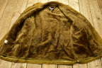 Vintage 1980s Cresco Suede Leather Jacket Size 42