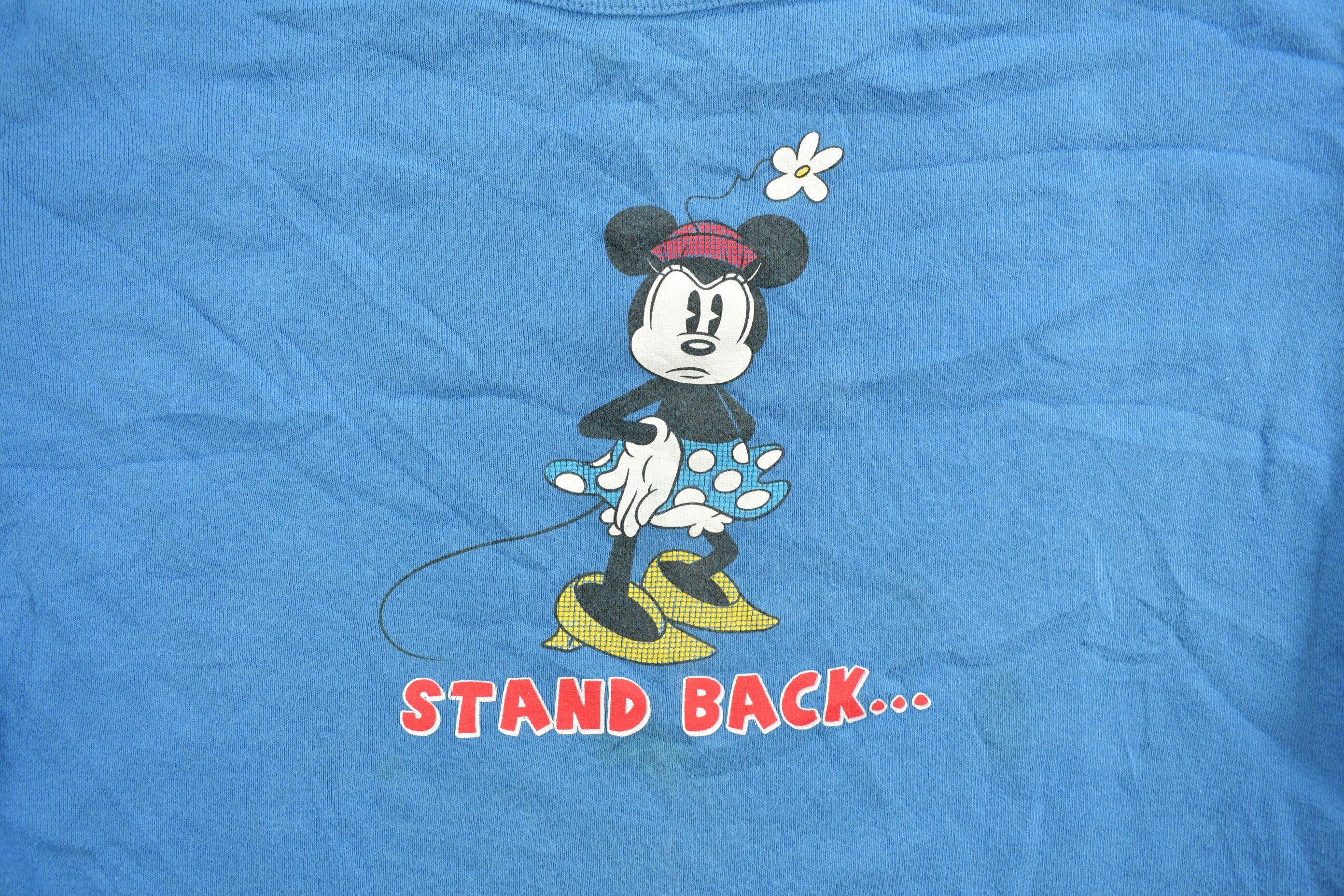 Vintage 1990s Stand Back Minnie Mouse Disney Graphic T Shirt