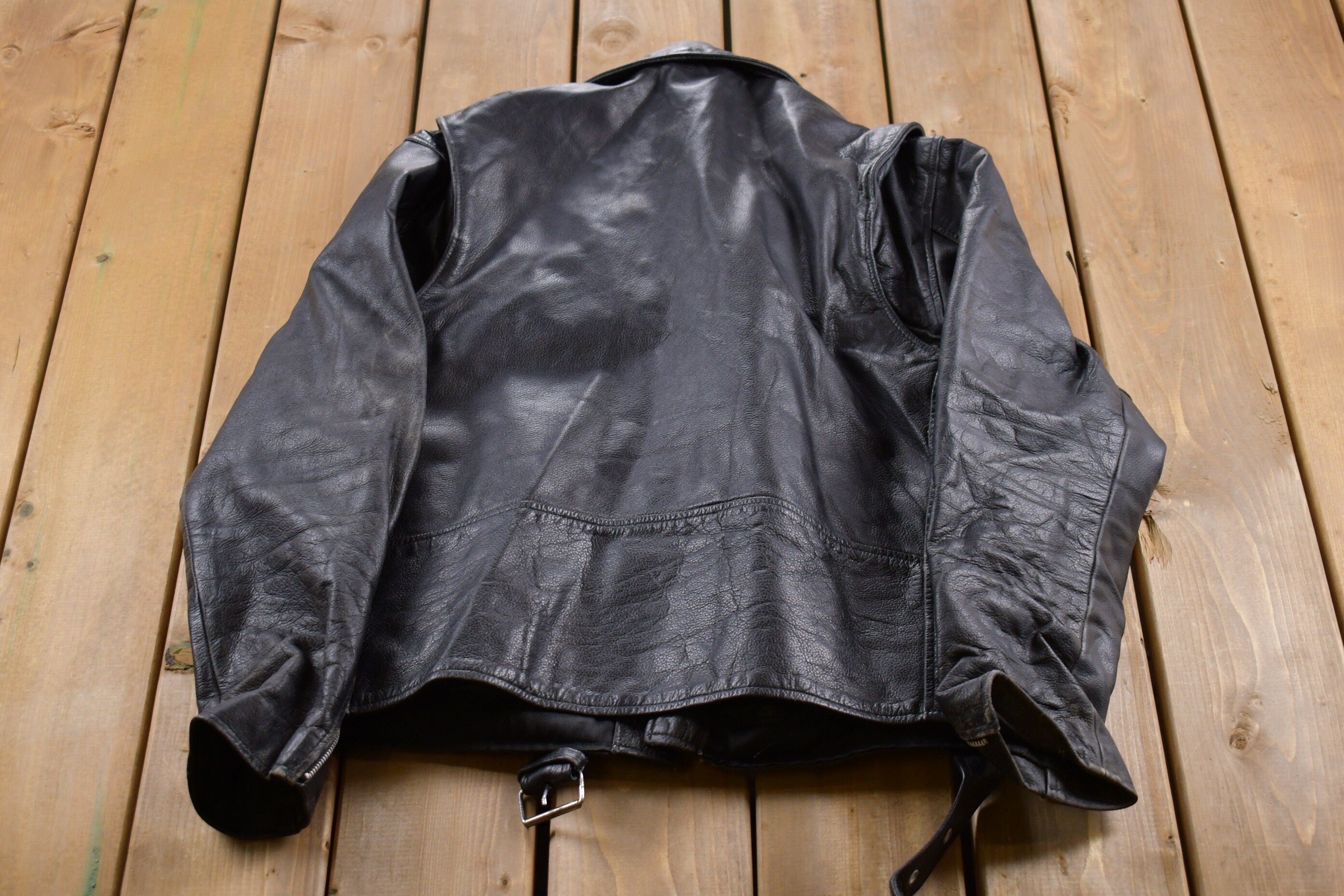 Vintage 1990s Rocky Mountain Hides Leather Jacket