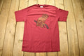 Vintage 1990s Owl Theme Graphic T-Shirt / Nature / Bird Theme T Shirt / Streetwear / Outdoorsman / Cartoon Owl Tee