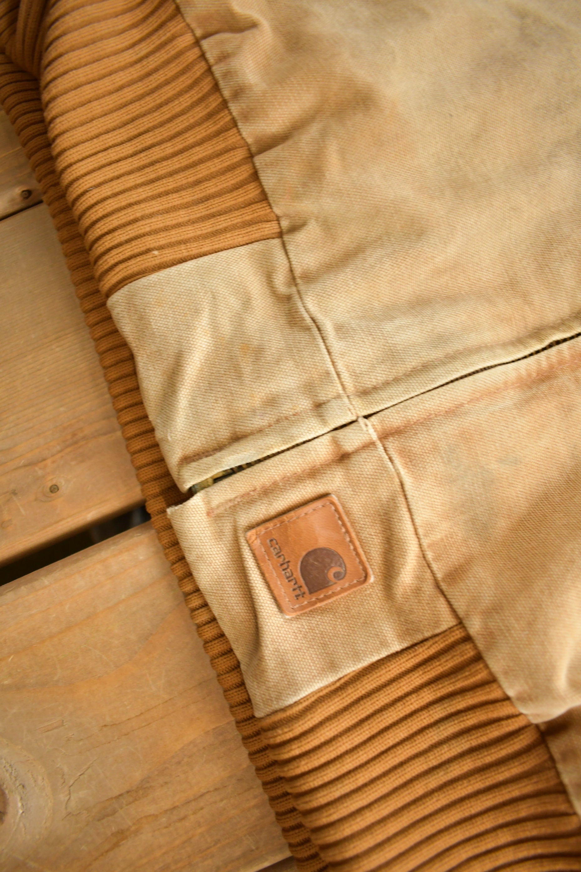 Vintage Y2K Carhartt Beige Santa Fe Work Jacket