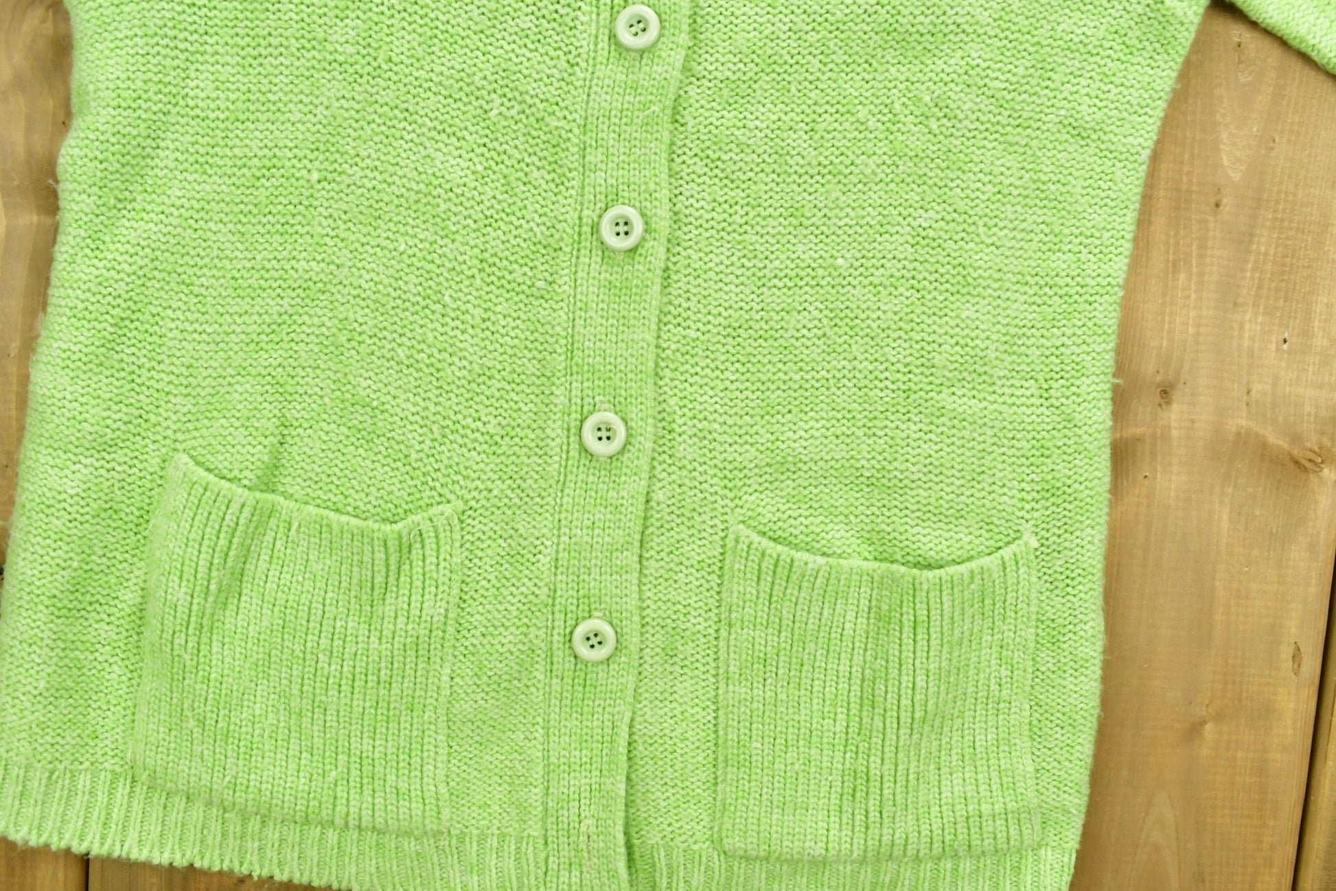 Vintage 1990's Button Down Knitted Sweater