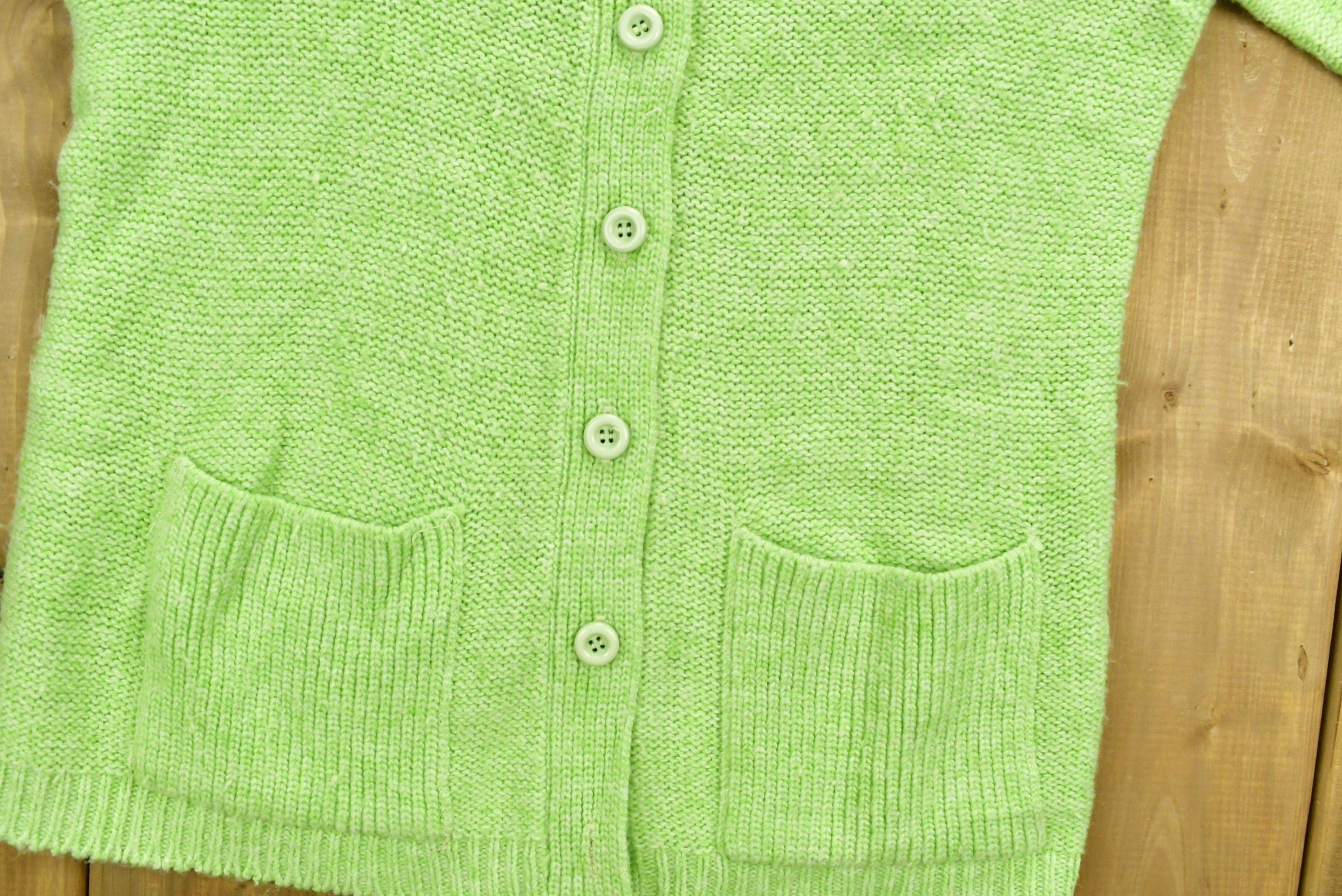 Vintage 1990's Button Down Knitted Sweater