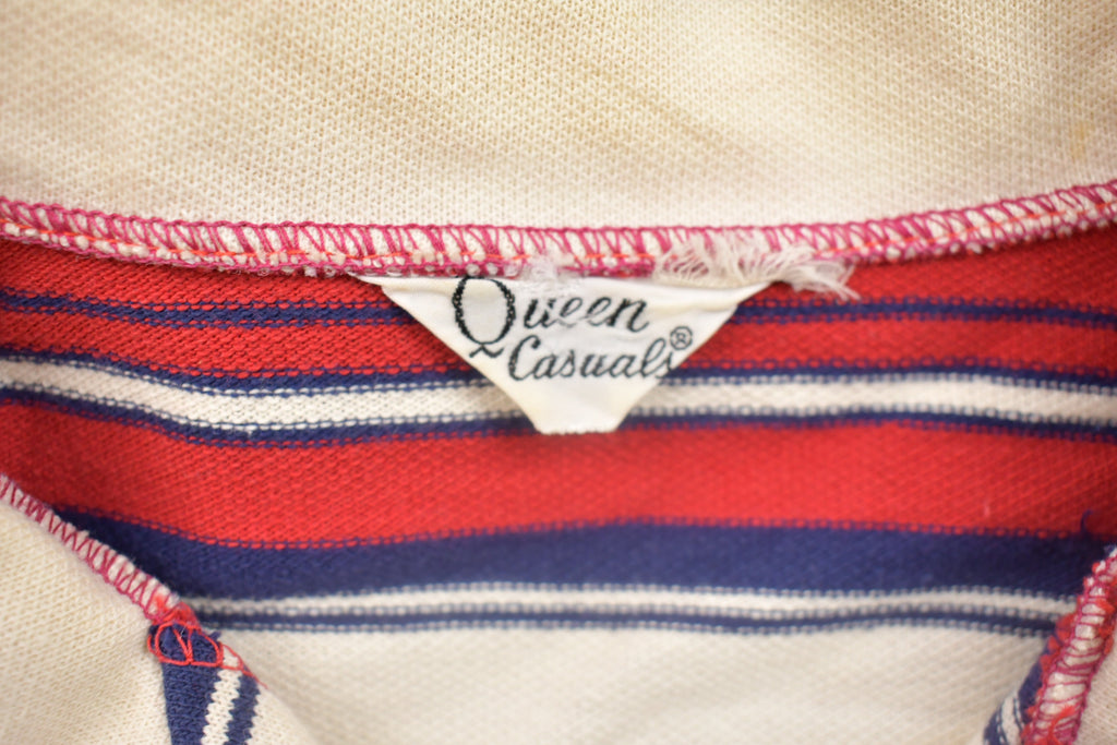 Vintage 1980s Queen Casuals Women's Button Up Shirt