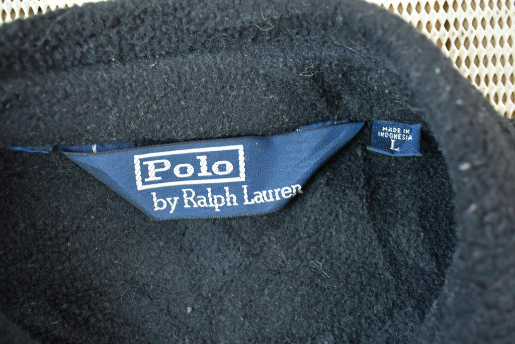 Vintage 1990s Polo Ralph Lauren Zip Up Polartec Fleece Sweater
