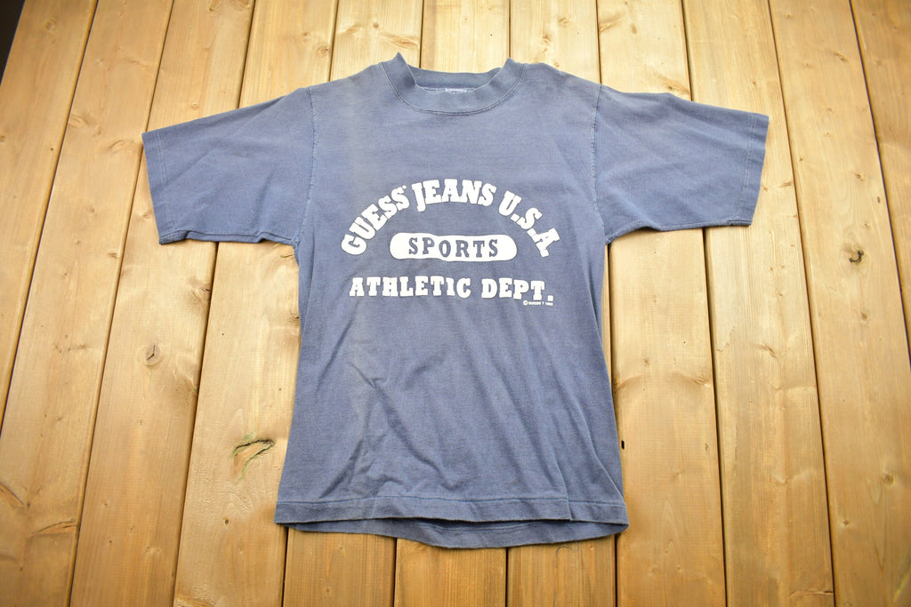Vintage 1993 Guess Jeans Sports USA Graphic T Shirt