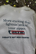 Vintage 1990s KPLX 99.5 Radio Promo T-Shirt
