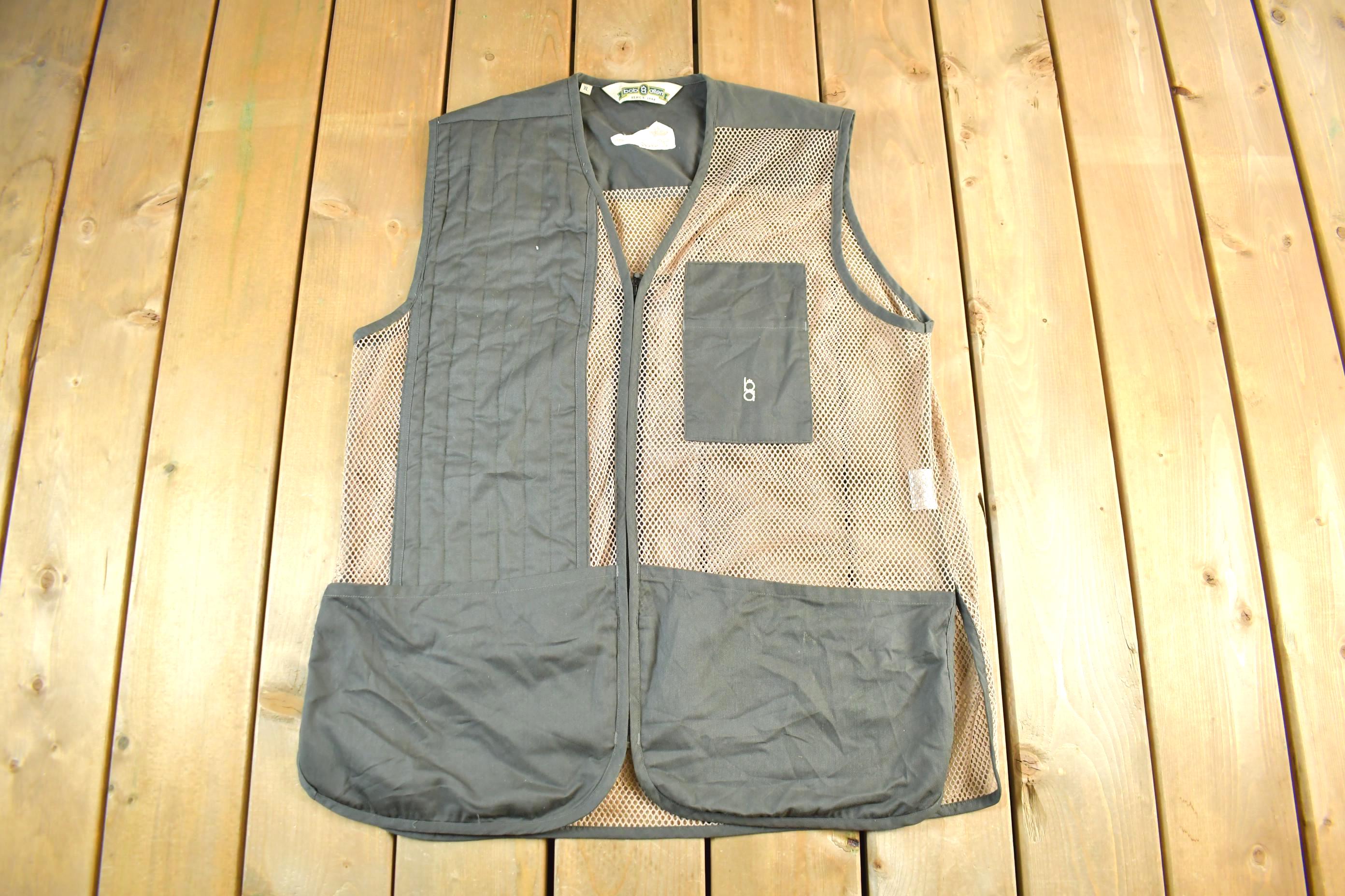 Vintage 1990s Bob Allen Fishing Hunting Jacket Vest Men's XL