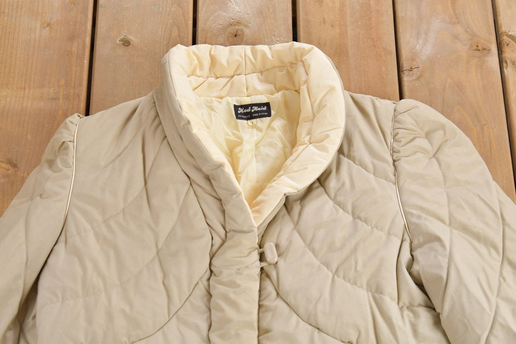 Vintage 1990s Mod Maid Puffer Jacket