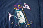 Vintage 1990s Golf Embroidered Golf Knitted Sweater Men's XL