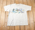 Vintage 1990s Newport Beach Souvenir Travel Single Stitch T Shirt Made In USA