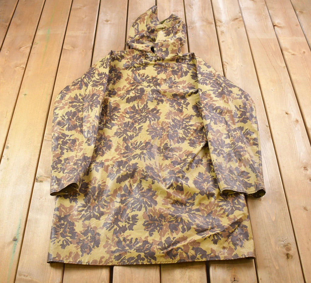 Vintage 1980s Stearns Fall Leaves Real Tree Camouflage Hunting Shell Forest Camo Made In USA