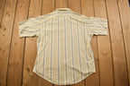 Vintage 1990s Van Heusen Striped Button Up Shirt