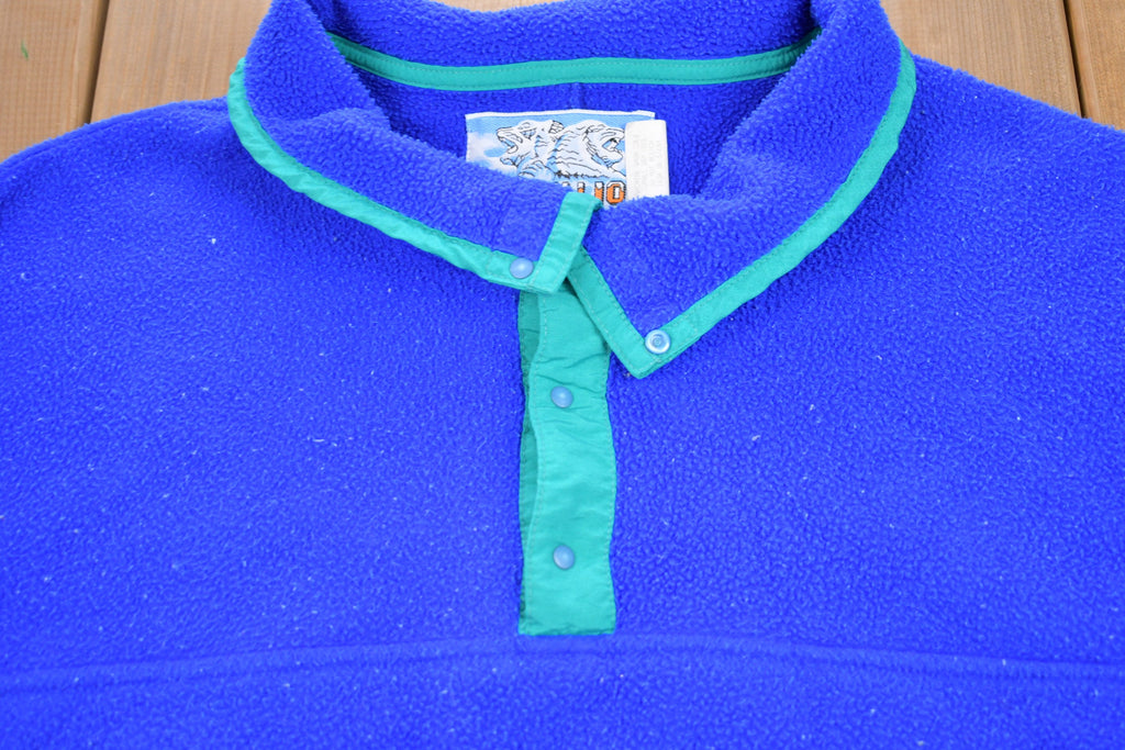 Vintage 1990s Snow Lion T-Snap Fleece Sweater