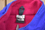 Vintage 1990s The North Face Fleece Jacket  Sportswear  90s Fleece  Streetwear  Made In USA  Hiking  Vintage Fleece Zip Up  90s TNF