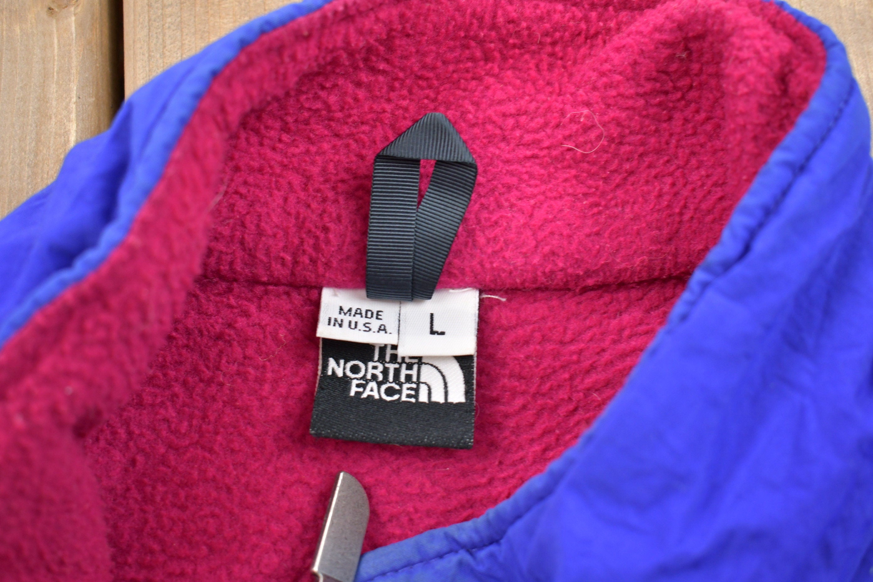 Vintage 1990s The North Face Fleece Jacket  Sportswear  90s Fleece  Streetwear  Made In USA  Hiking  Vintage Fleece Zip Up  90s TNF