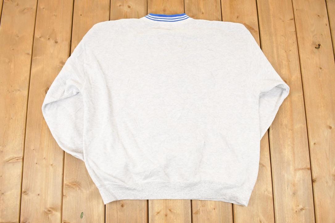 Vintage 1990s Hiawatha Chapter Minnesota Antique Auto Graphic Print Crewneck Sweatshirt Men's L