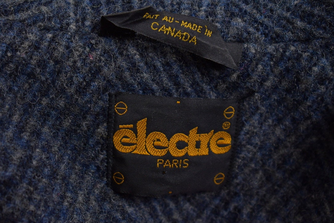 Vintage 1980s Electre Paris Wool Jacket