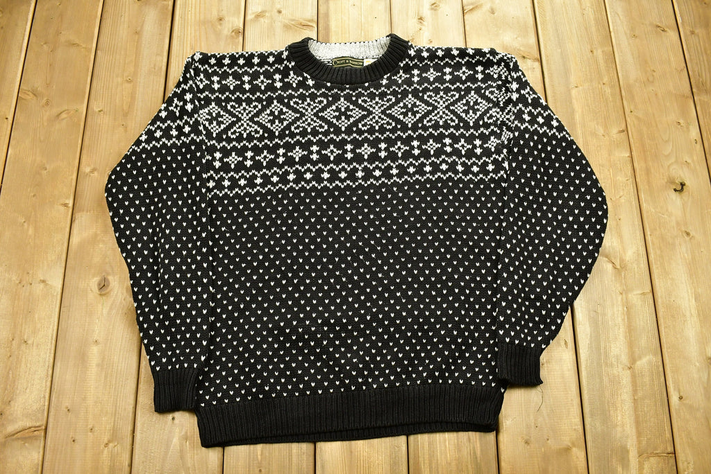Vintage 1990's Croft & Barrow Knitted Sweater
