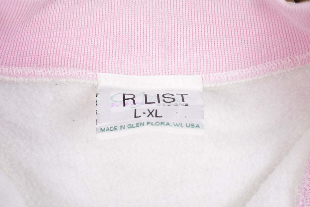 Vintage 1990s Floral Rose Cardigan Sweater