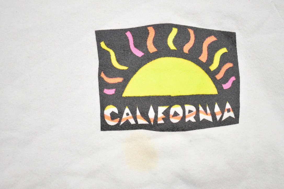 Vintage 1980s California Crewneck Sweatshirt / 80s Crewneck / Souvenir Sweater / Streetwear / Travel And Vacation / 80s California Crewneck