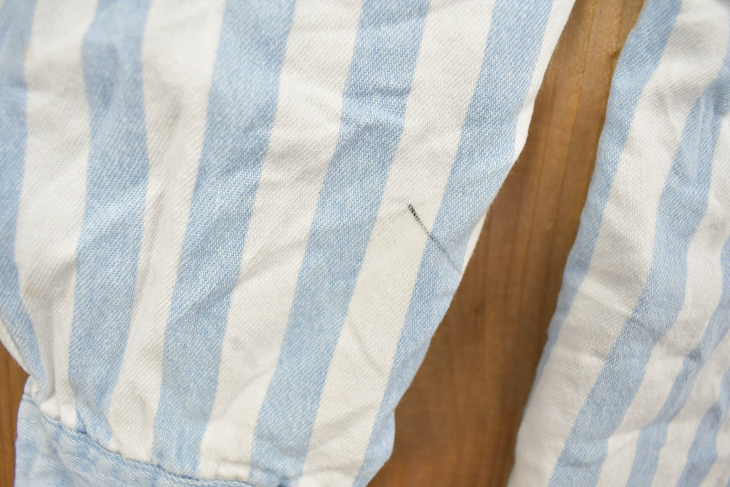 Vintage 1990s Details Sportswear Striped Button Up Shirt  1990s Button Up  Vintage Button Up  Basic Button Up