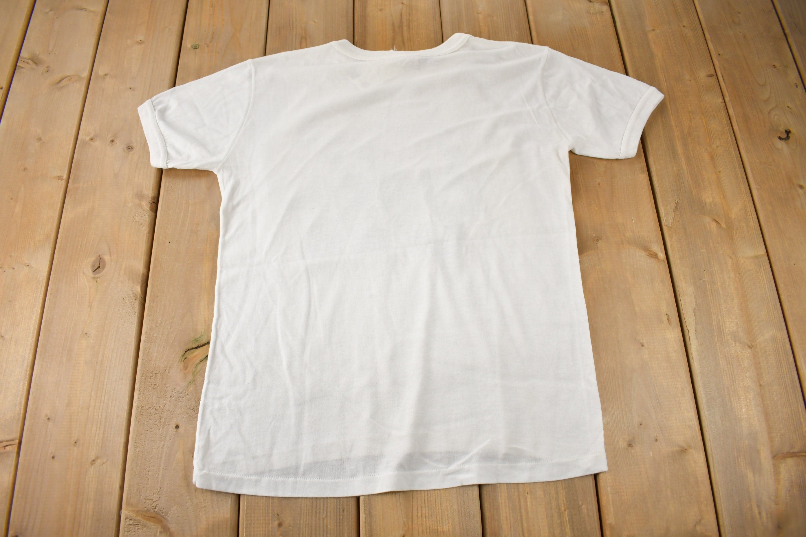 Vintage 1980s The Beatles Graphic Ringer T-shirt Made In Canada