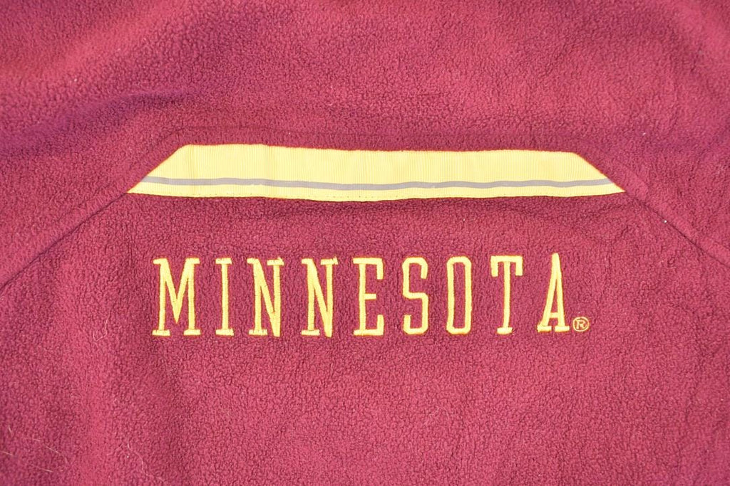 Vintage 1990s Nike Minnesota University Quarter Zip Fleece Outdoorsman Sweater Men's M