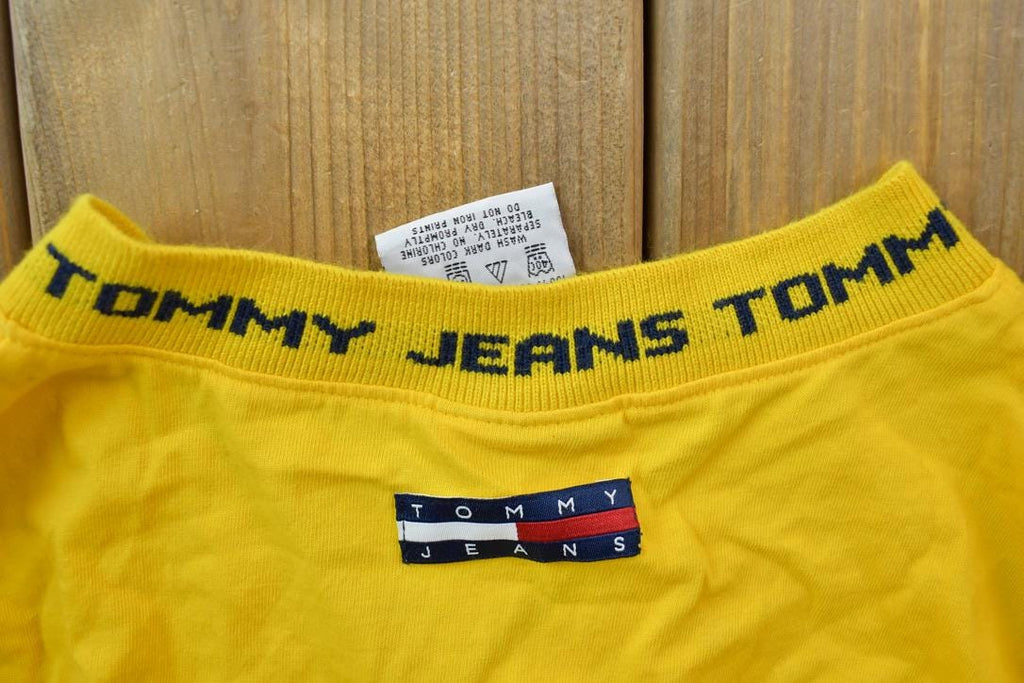 Vintage 1990s Tommy Hilfiger Tommy Jeans Graphic V Neck T-Shirt