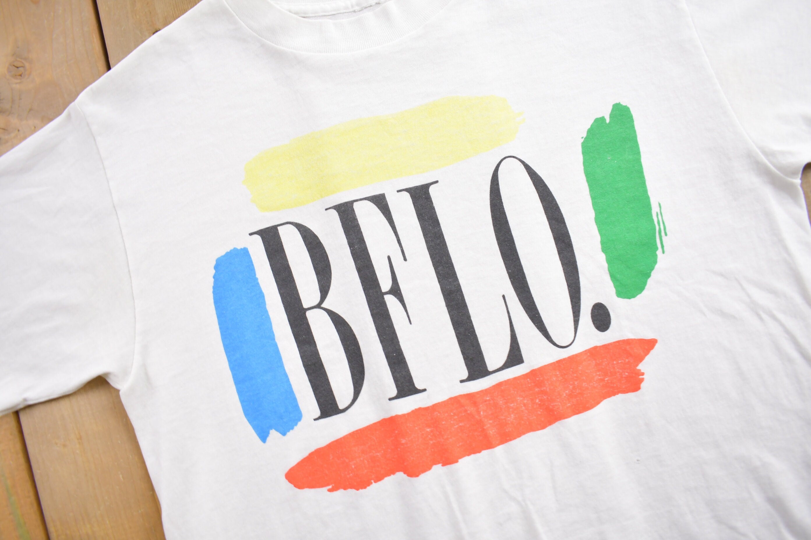 Vintage 1990s BFLO Graphic T-Shirt /