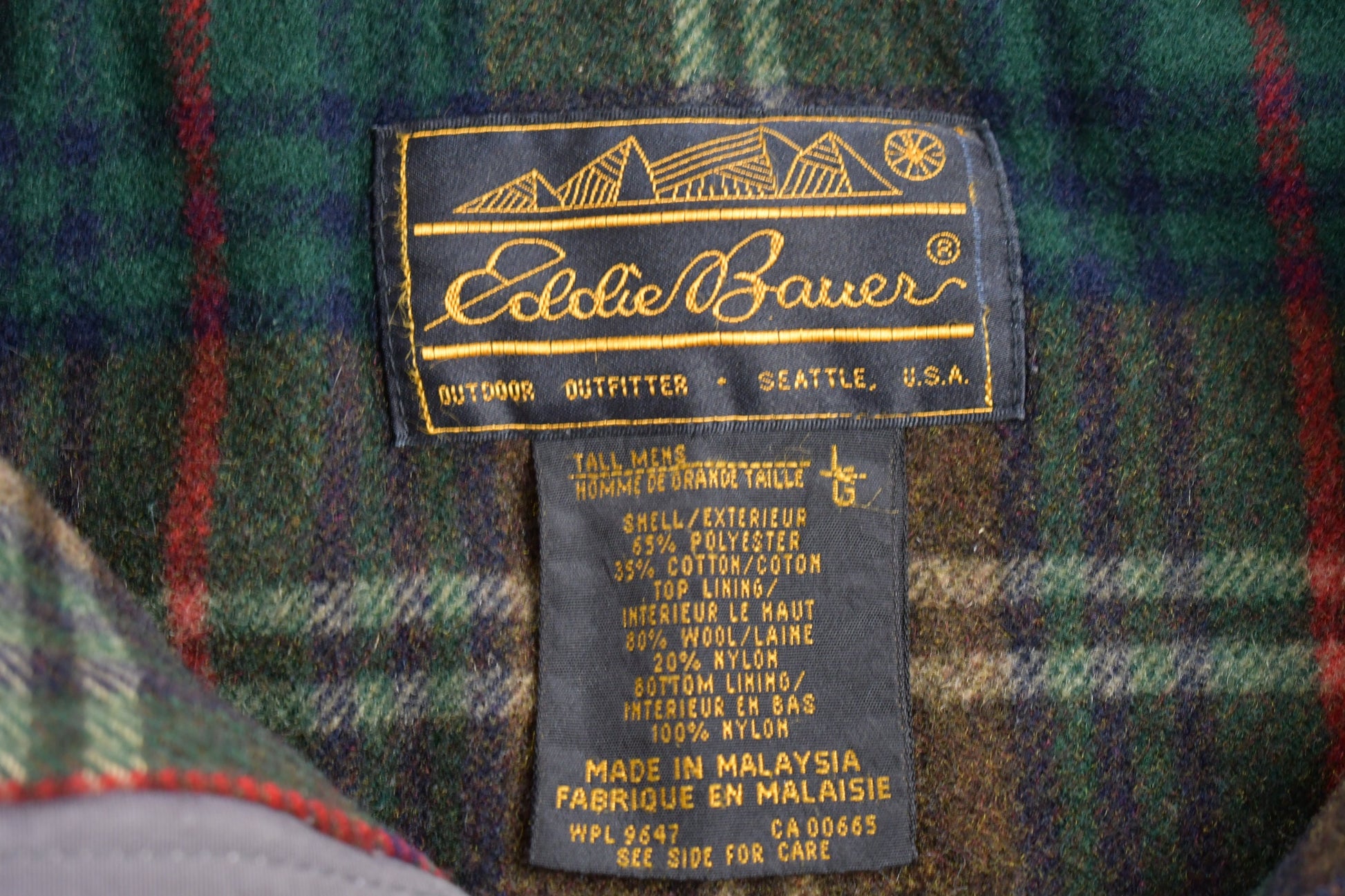 Vintage 1990s Eddie Bauer Field Coat / Vintage Eddie Bauer / Outdoorsman / Hunting Jacket / Chore Coat / Light Jacket / Beige Jacket