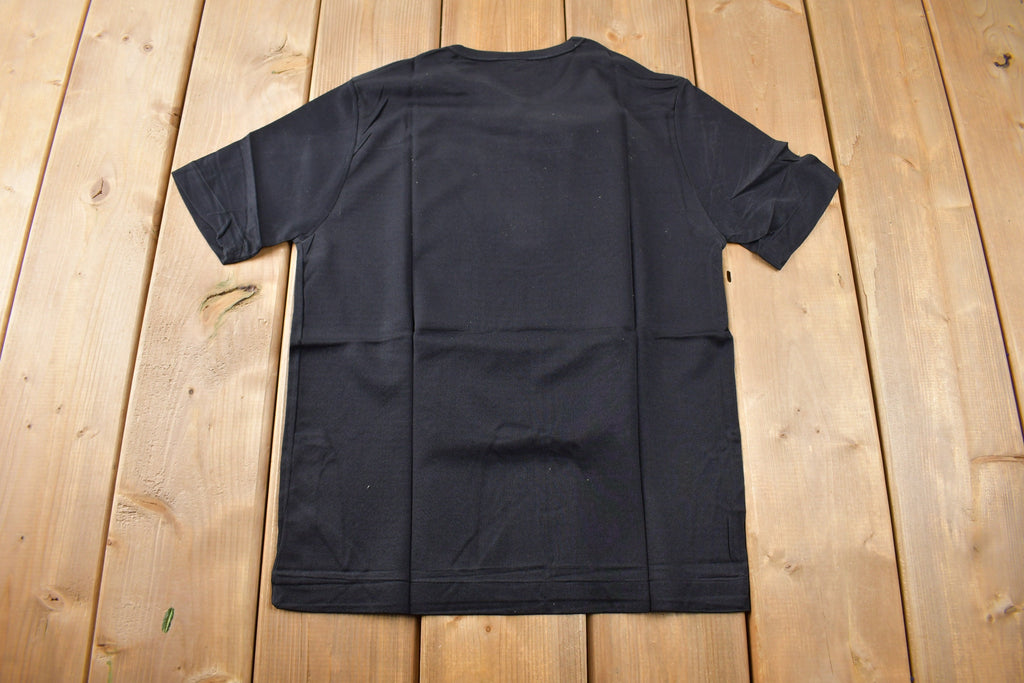 True Vintage 1960s Deadstock Helen Blank Black Nylon T Shirt