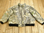 Vintage 1990s Tree Camo Reversible Windbreaker Jacket  Outdoorsman  Hunting Jacket  Streetwear  Remington  All Over Print  Earth Tones