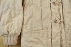 Vintage 1980s Beige Winter Parka Jacket